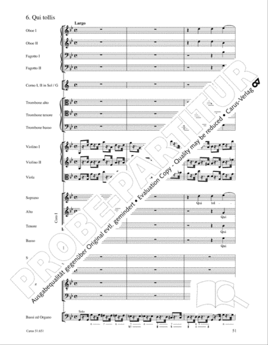 C Minor Mass, K. 427 (Missa in c KV 427) 4-Part scores gallery preview page 67