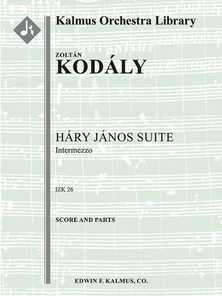 Hary Janos Suite -- Intermezzo Full Orchestra scores gallery preview page 1