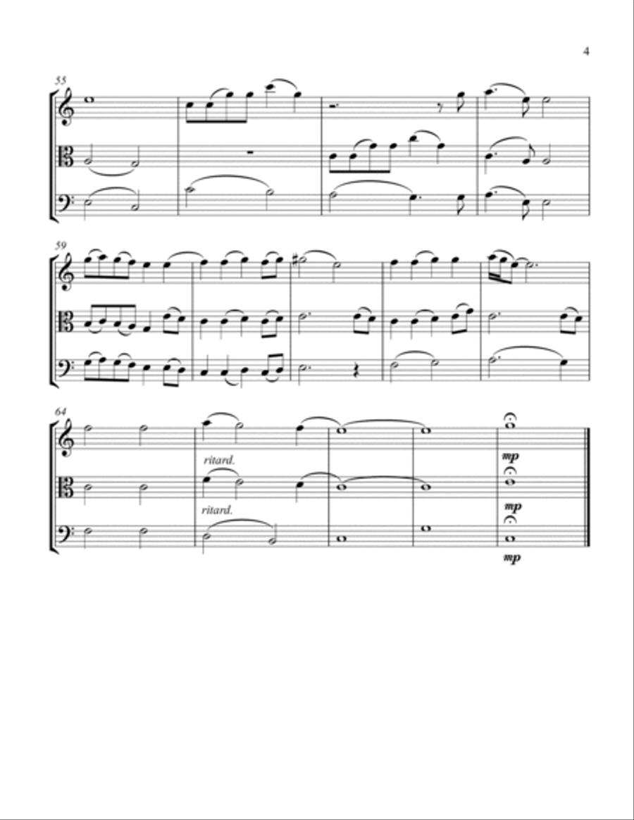 Do You Hear What I Hear String Trio scores gallery preview page 5