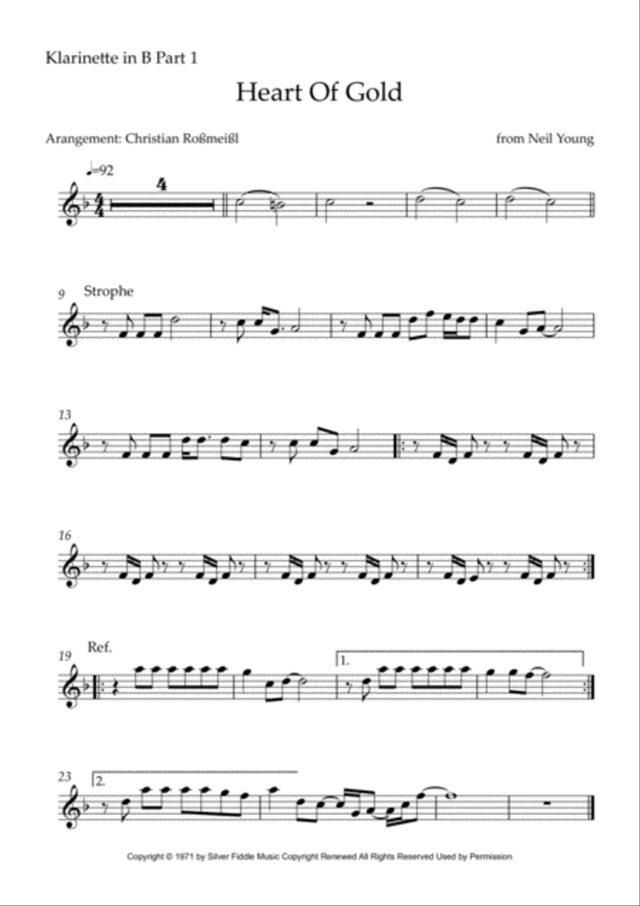 Heart Of Gold Heart Of Gold Woodwind Quartet scores gallery preview page 4