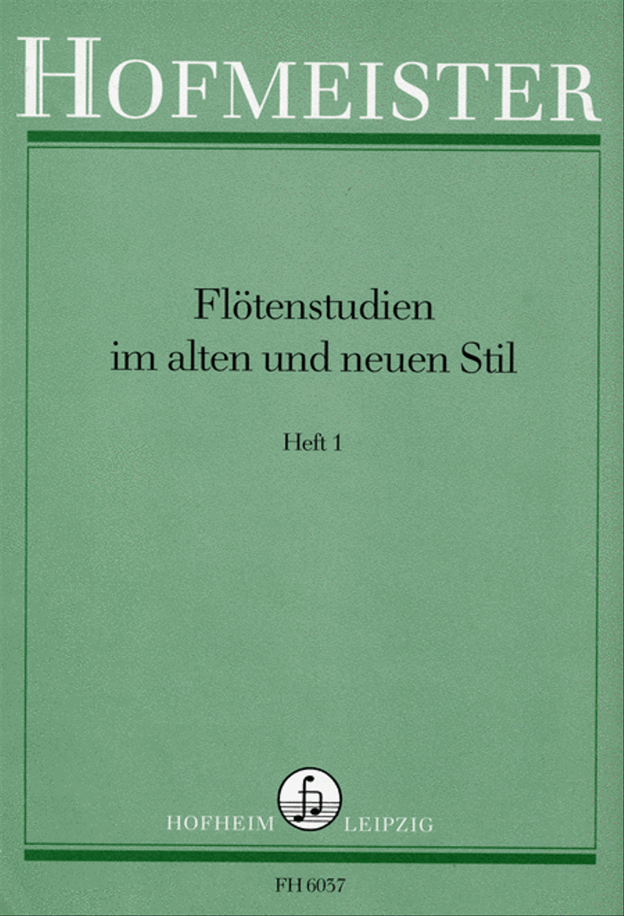 Flötenstudien im alten und neuen Stil, Band 1 Flute scores gallery preview page 1