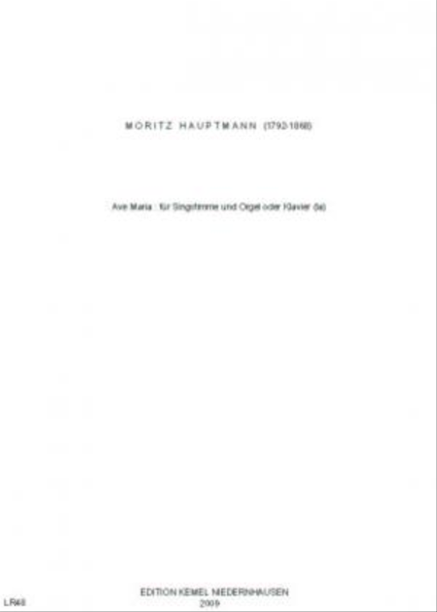 Ave Maria Ave Maria Voice Solo scores gallery preview page 1