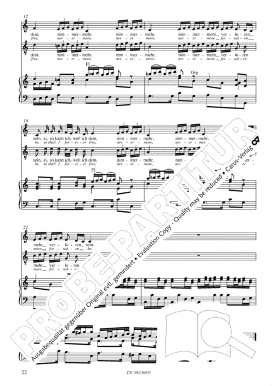 Thereby is revealed unto us the glory of God's favor (Daran ist erschienen die Liebe Gottes) 4-Part scores gallery preview page 23