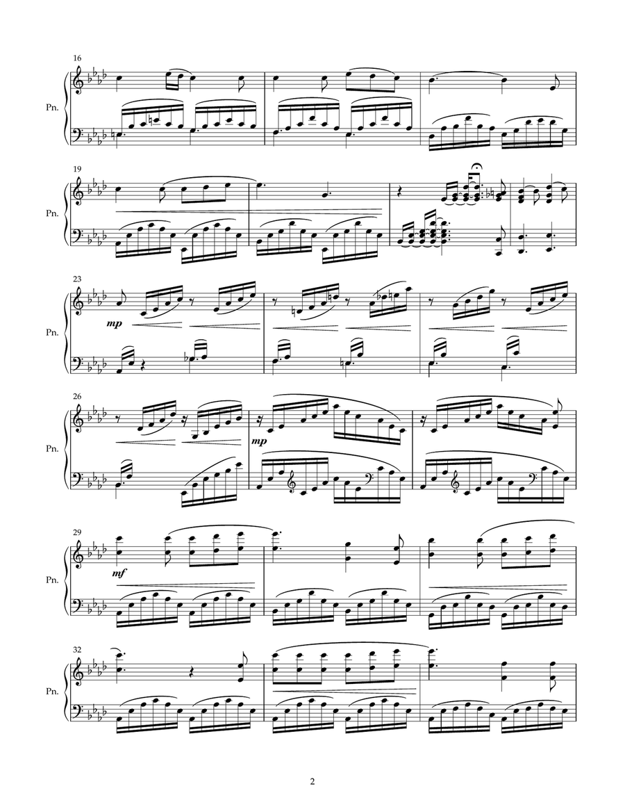 On Wings of Song Piano, Vocal scores gallery preview page 2