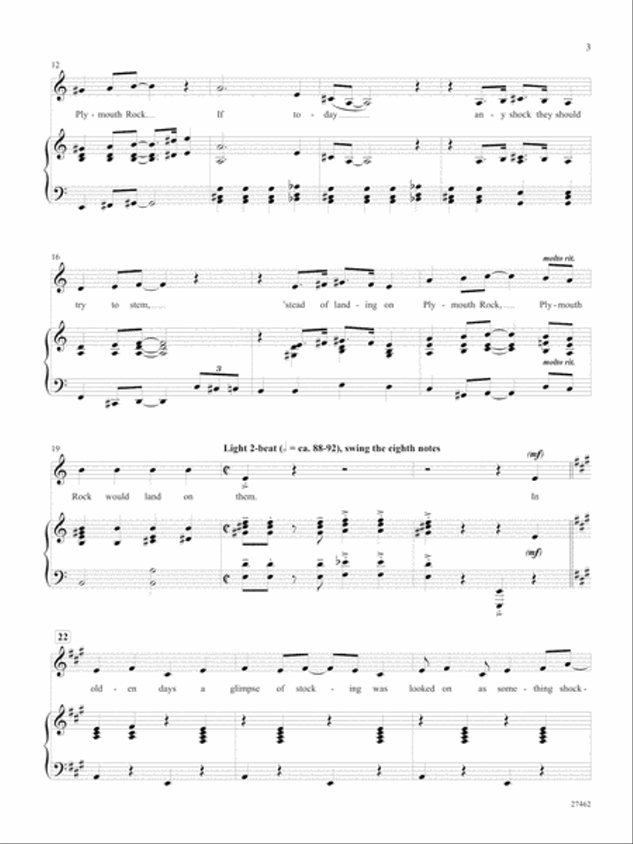 Standards for Solo Singers Piano Accompaniment scores gallery preview page 3
