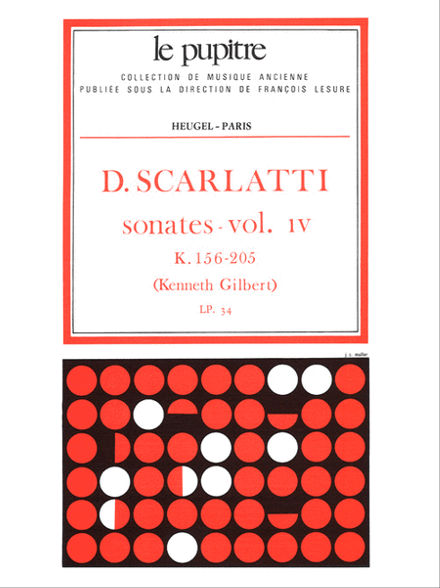 Oeuvres Completes Pour Clavier Volume 4 Sonates K156 A K205 (lp34) Harpsichord scores gallery preview page 1