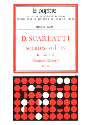 Book cover for Oeuvres Completes Pour Clavier Volume 4 Sonates K156 A K205 (lp34)