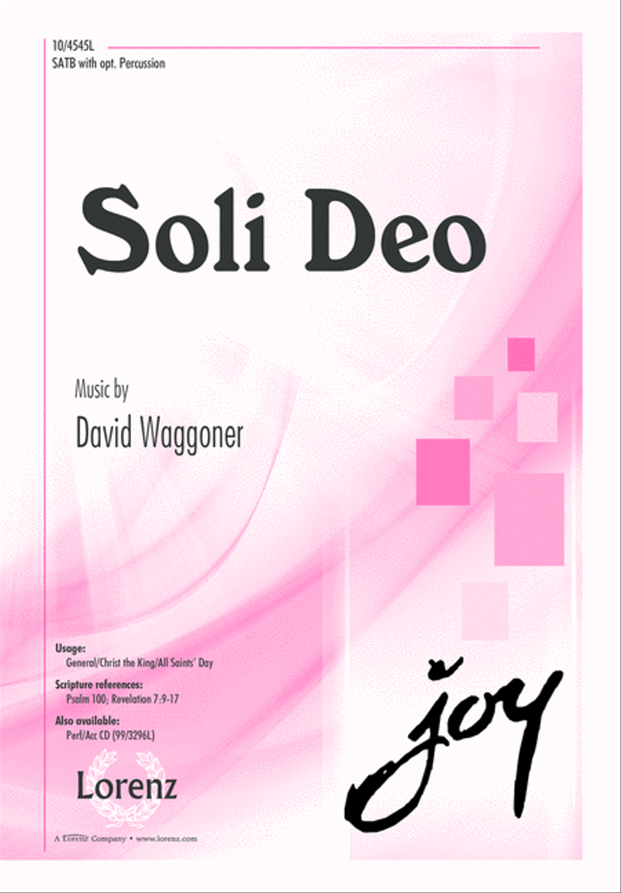 Soli Deo 4-Part scores gallery preview page 2