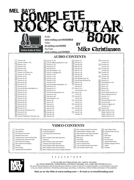 Complete Rock Guitar Book