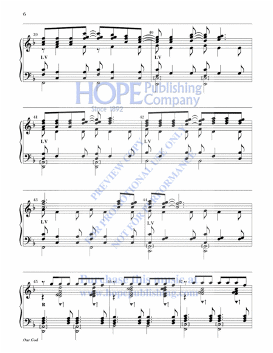 Our God 5-Octaves scores gallery preview page 7