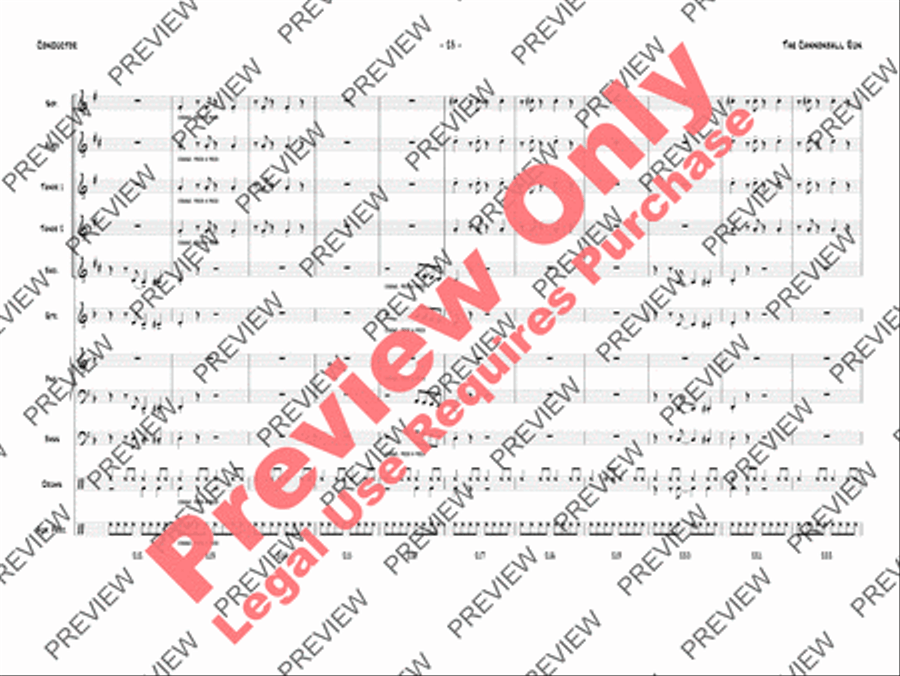 The Cannonball Run The Cannonball Run Jazz Ensemble scores gallery preview page 26