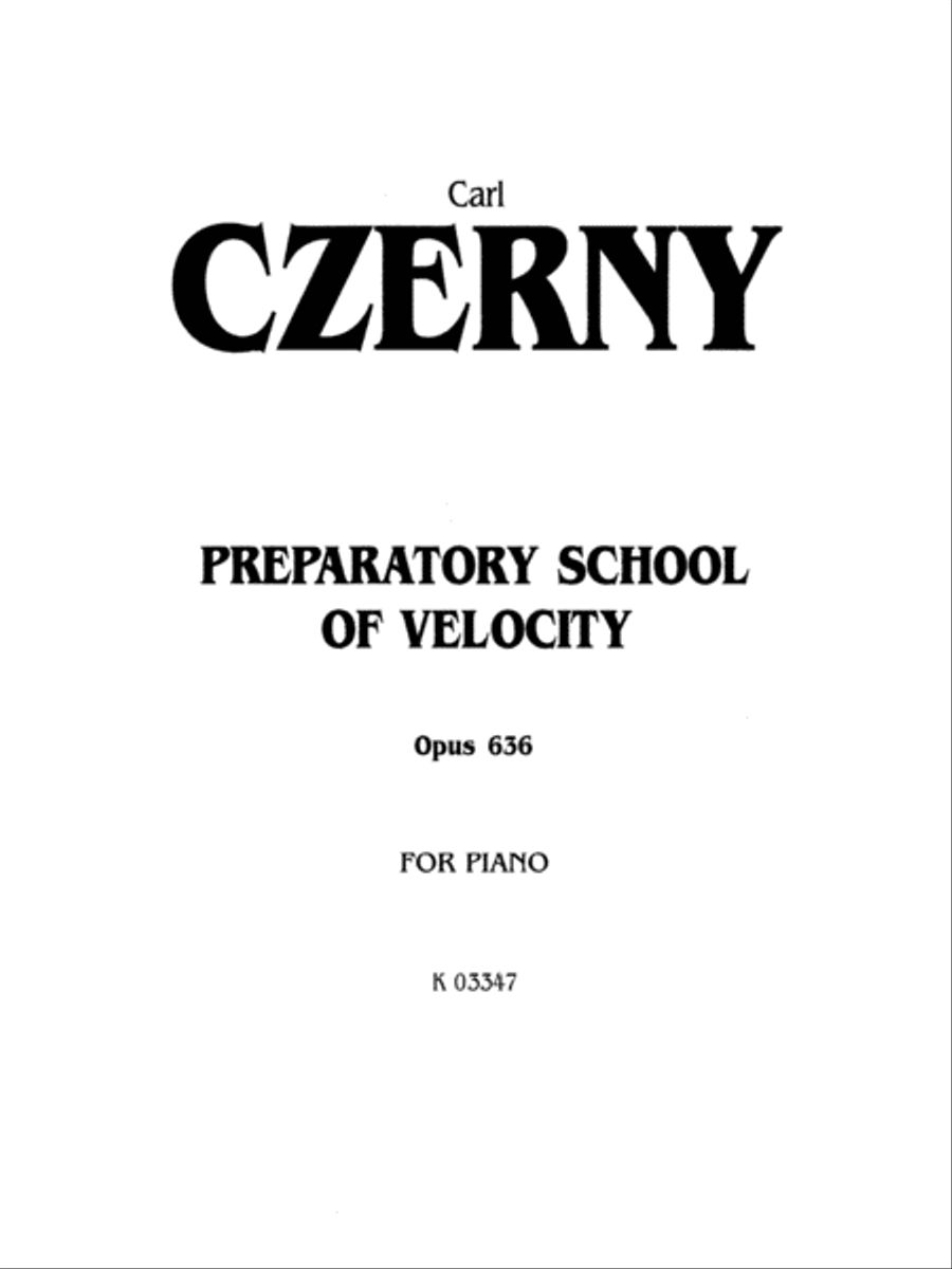 Preparatory School of Velocity, Op. 636