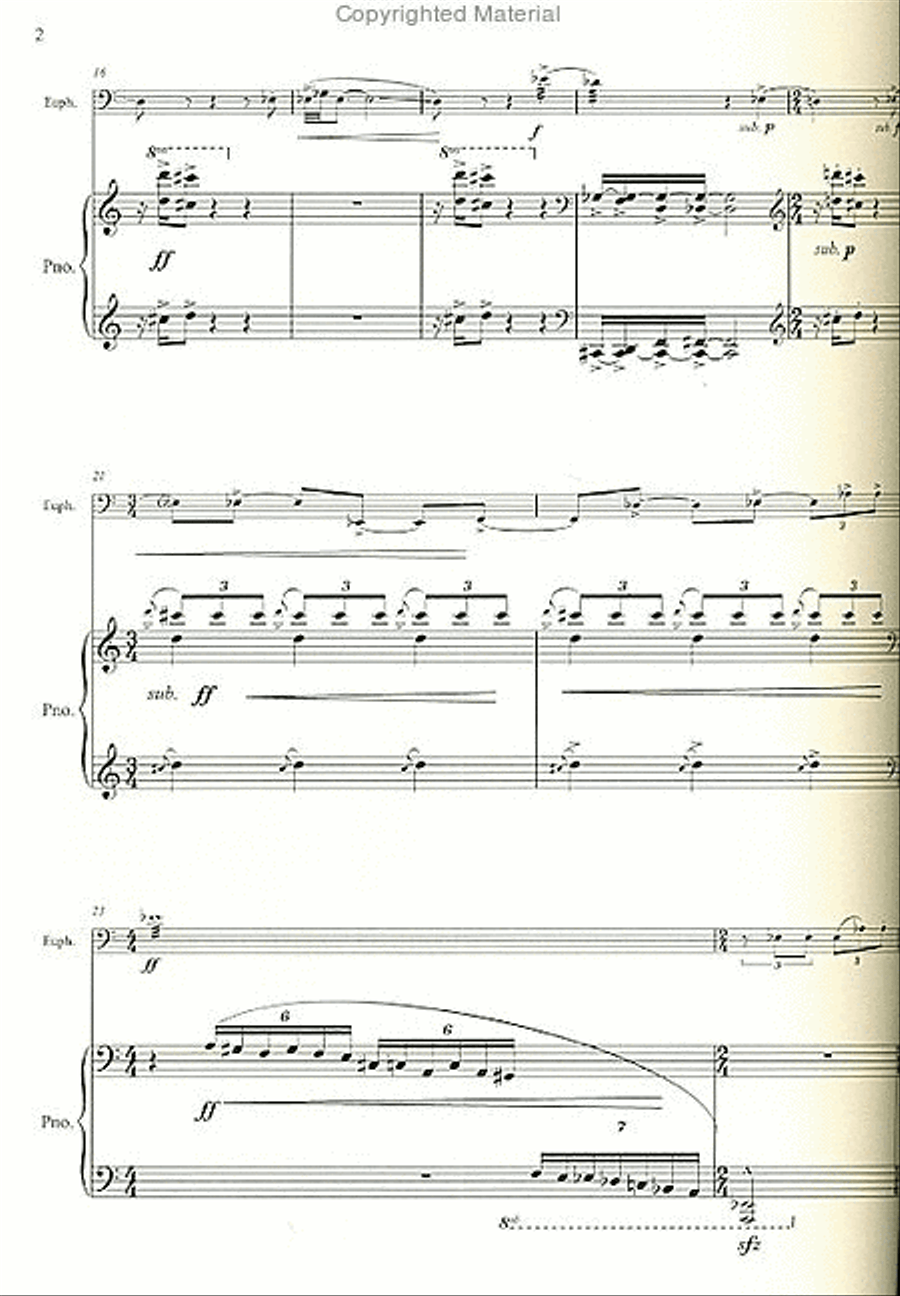 Secrets of the Paper Tiger Euphonium scores gallery preview page 3