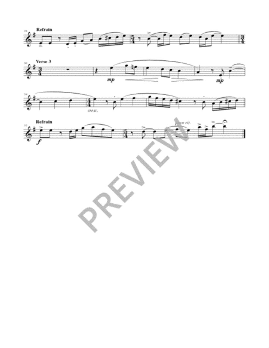 Easter Sequence - Instrument edition C Trumpet scores gallery preview page 2