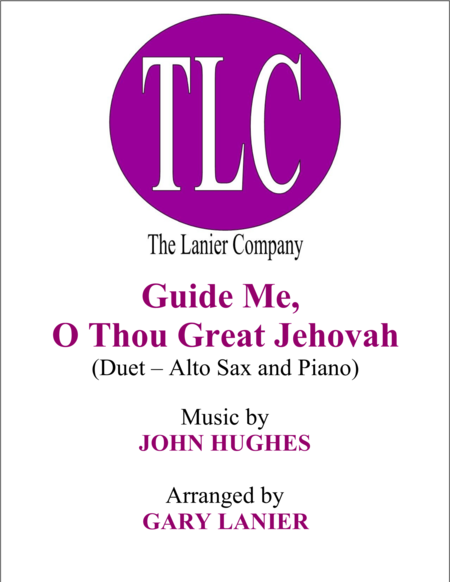 GUIDE ME, O THOU GREAT JEHOVAH (Duet – Alto Sax and Piano/Score and Parts) image number null
