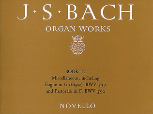 Bach Organ Works Book 12