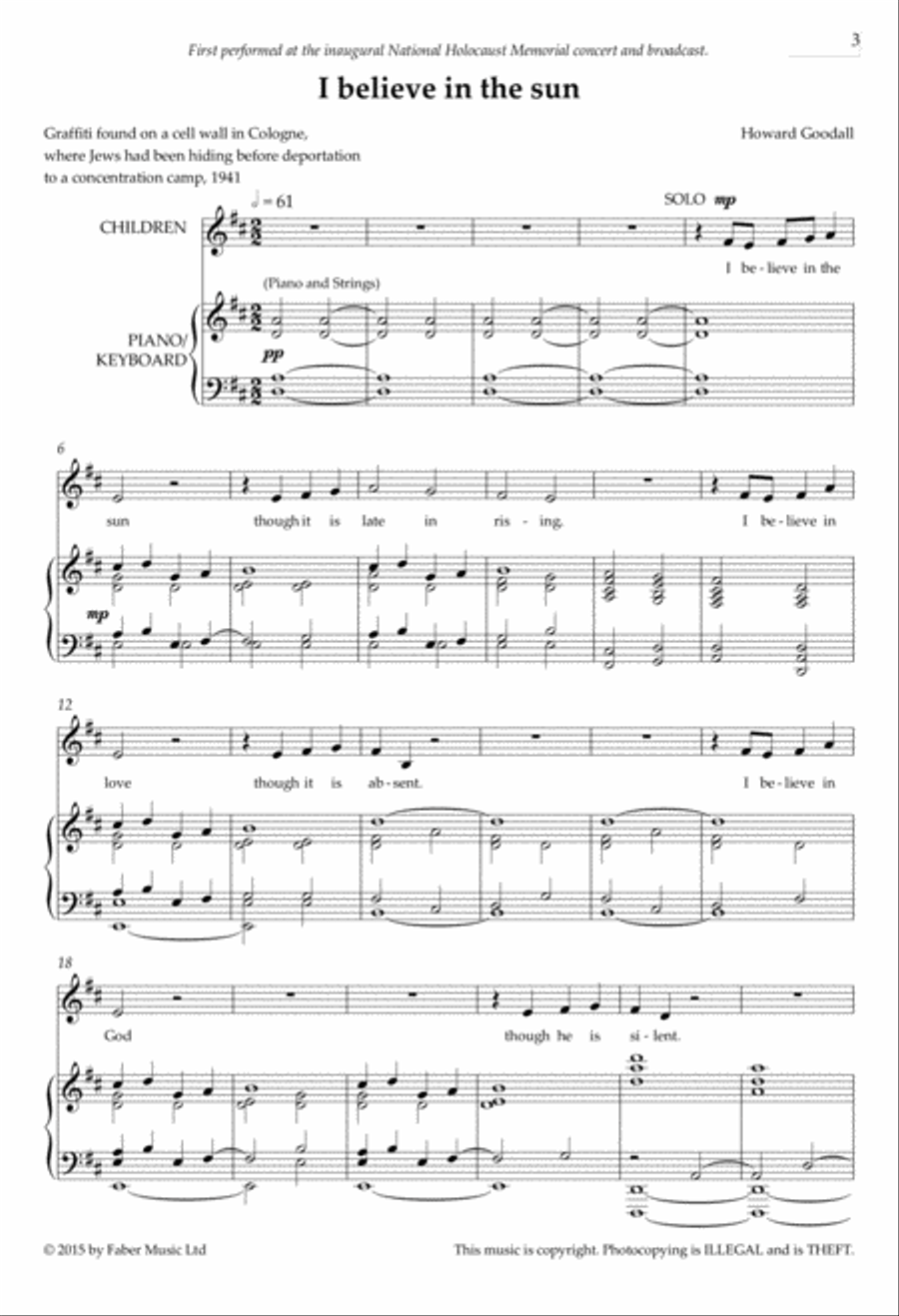 I believe in the sun Sacred scores gallery preview page 3
