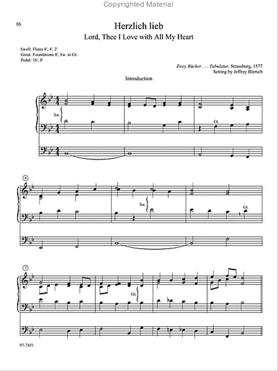 Introductions, Harmonizations, Accompaniments, Interpretations, Vol. 6 Organ scores gallery preview page 6
