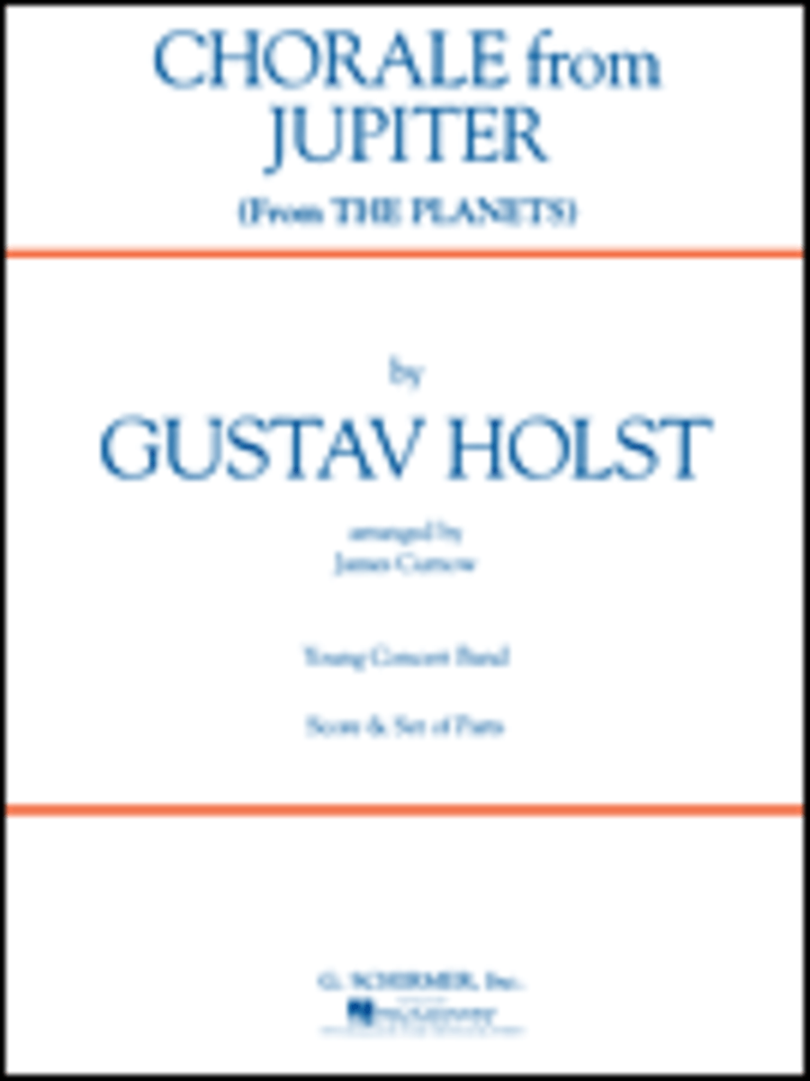 Chorale from Jupiter (from The Planets) Concert Band scores gallery preview page 1