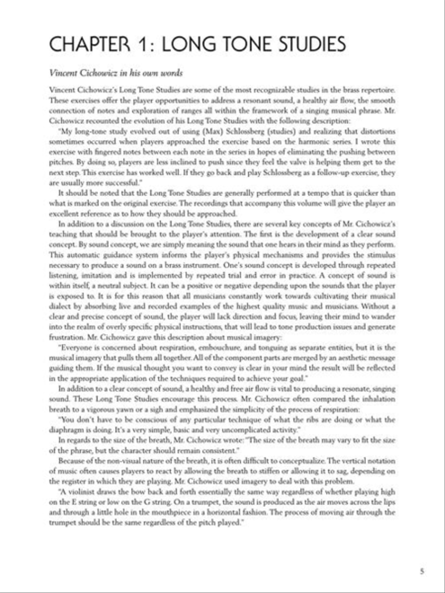 Vincent Cichowicz – Fundamental Studies for the Developing Trumpet Player Trumpet Solo scores gallery preview page 8