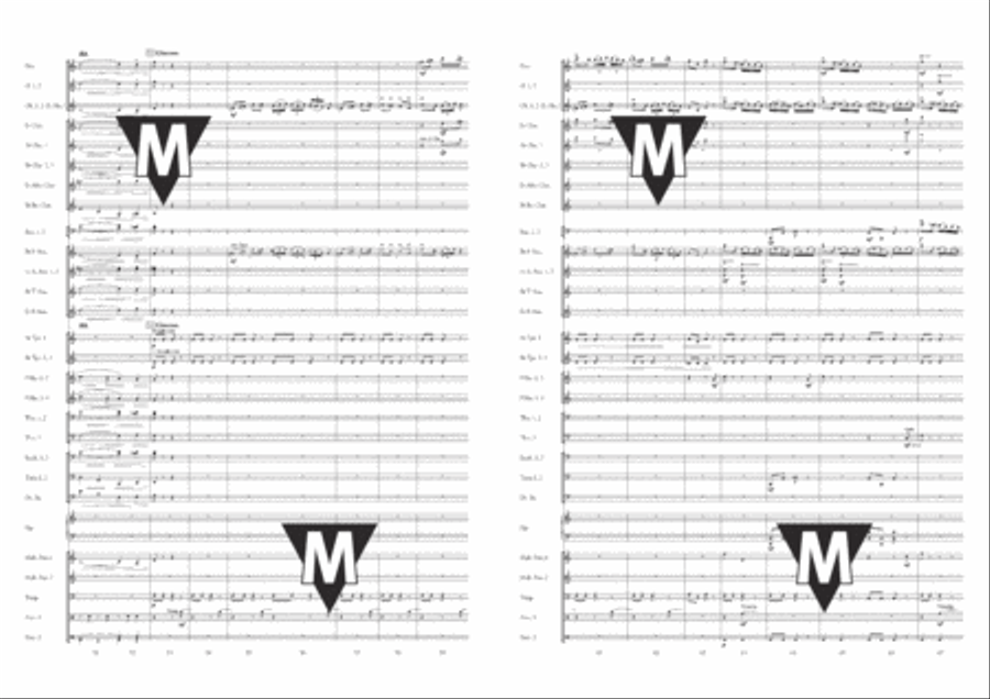 Romanian Dances II - Suite Concert Band scores gallery preview page 19