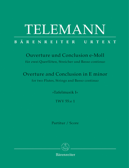 Overture and Conclusion for two Flutes, Strings and Basso continuo