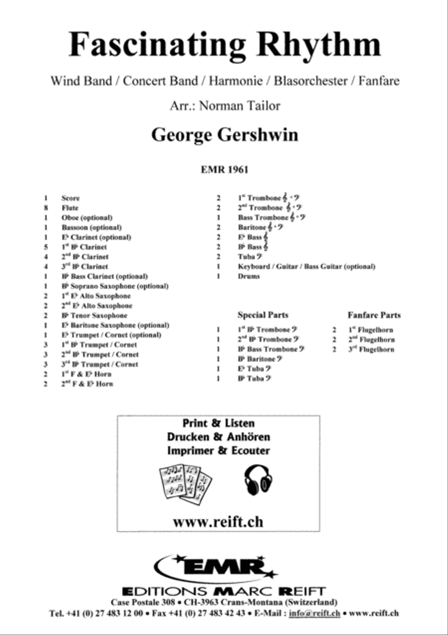 Fascinating Rhythm Concert Band scores gallery preview page 2