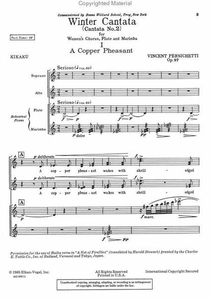 Winter Cantata, No. 2