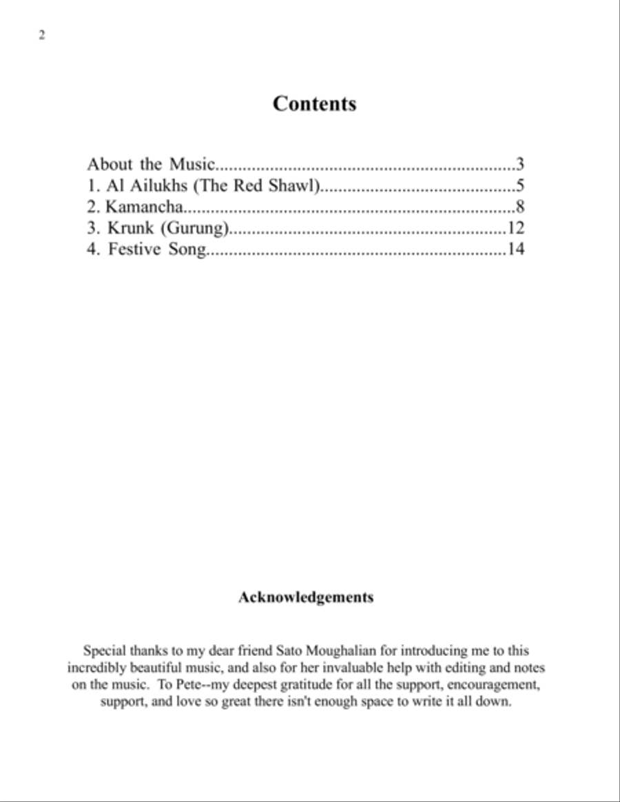 Music of Armenia Flute scores gallery preview page 4