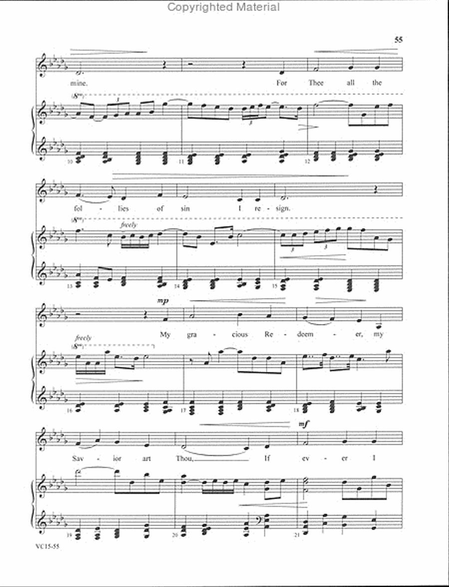 Sacred Solos of Dan Forrest - medium voice Medium Voice scores gallery preview page 19