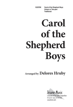 Book cover for Carol of the Shepherd Boys