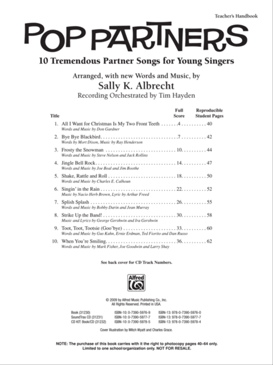 Pop Partners - SoundTrax CD (CD only) Choir scores gallery preview page 2