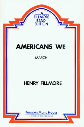 Book cover for Americans We March