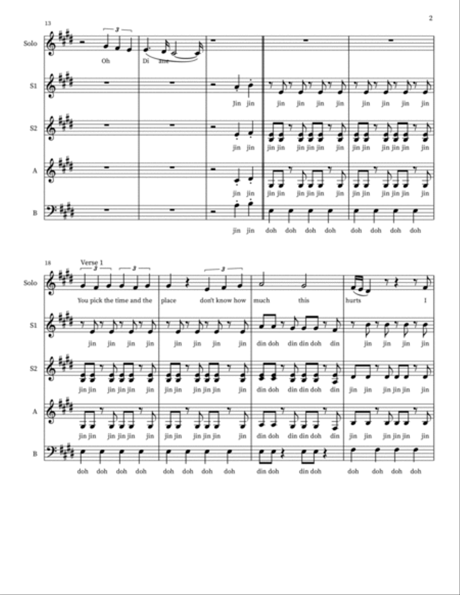 Diane 4-Part scores gallery preview page 2