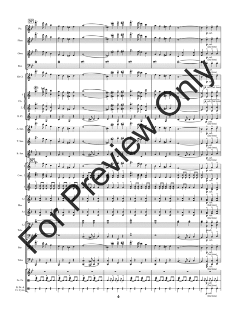 Pathfinder Of Panama Concert Band scores gallery preview page 9