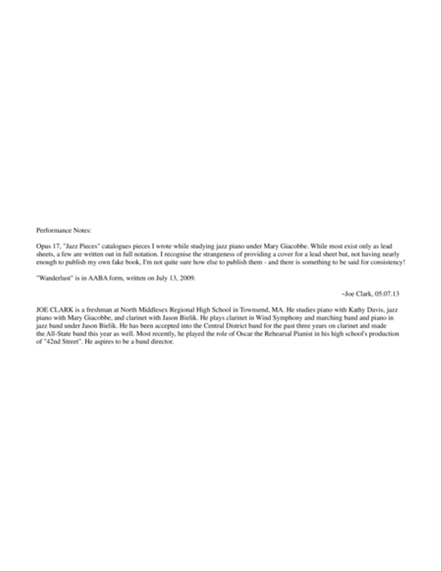 Wanderlust Piano Solo scores gallery preview page 2