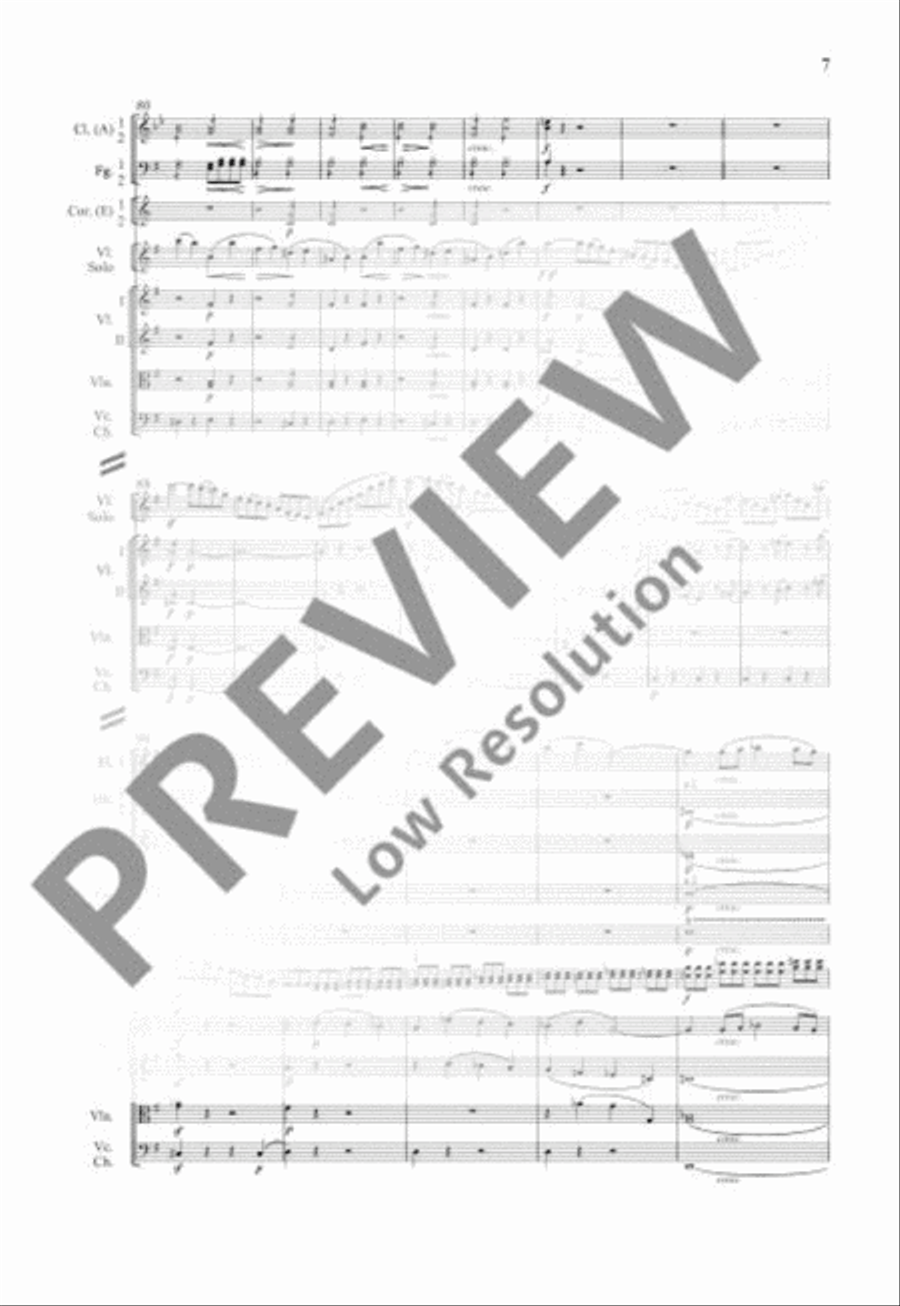 Concerto E minor Orchestra scores gallery preview page 14
