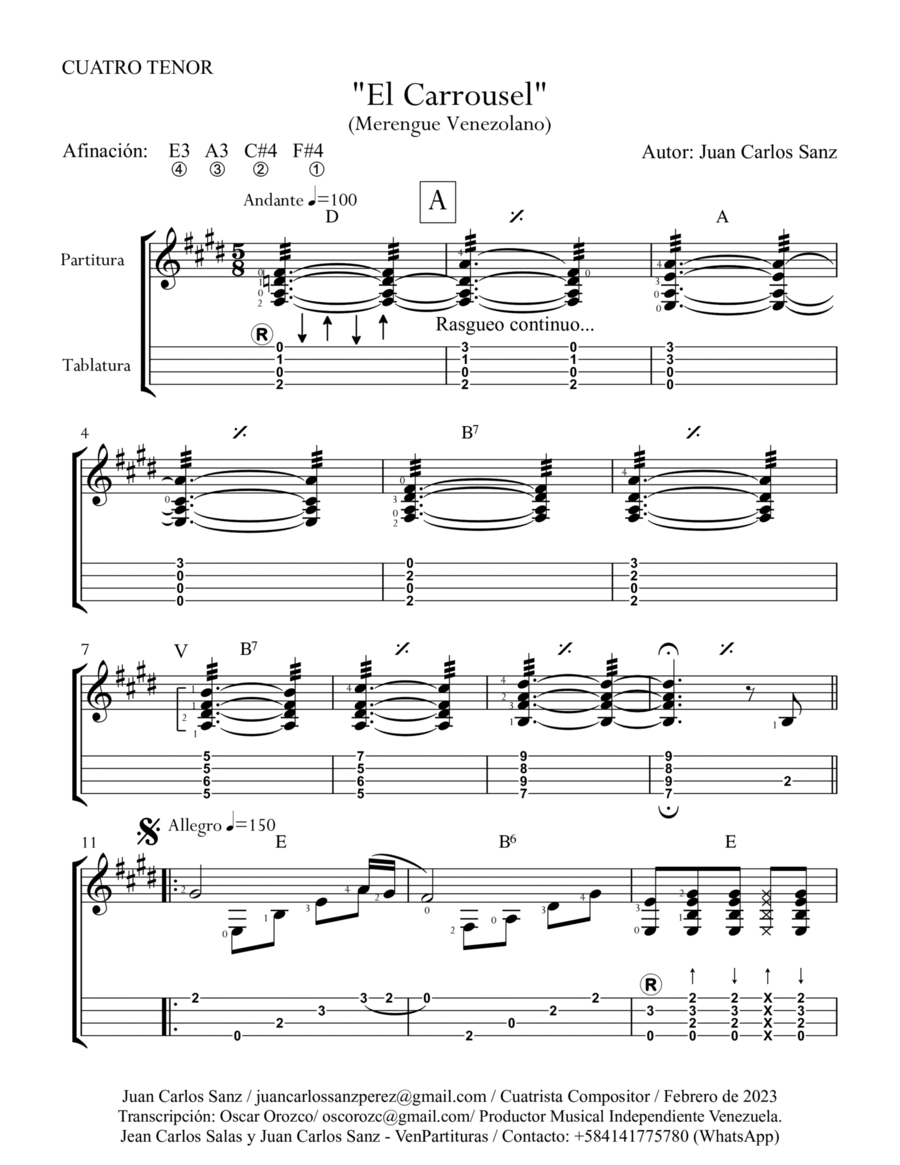 El Carrousel Part scores gallery preview page 1
