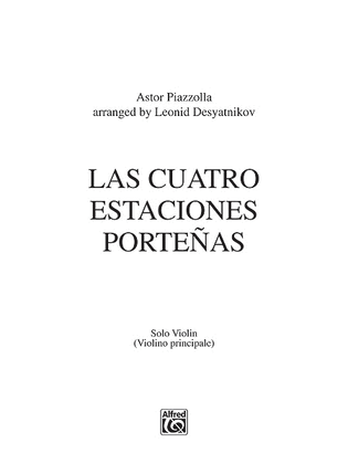Book cover for Las Cuatro Estaciones Porteñas