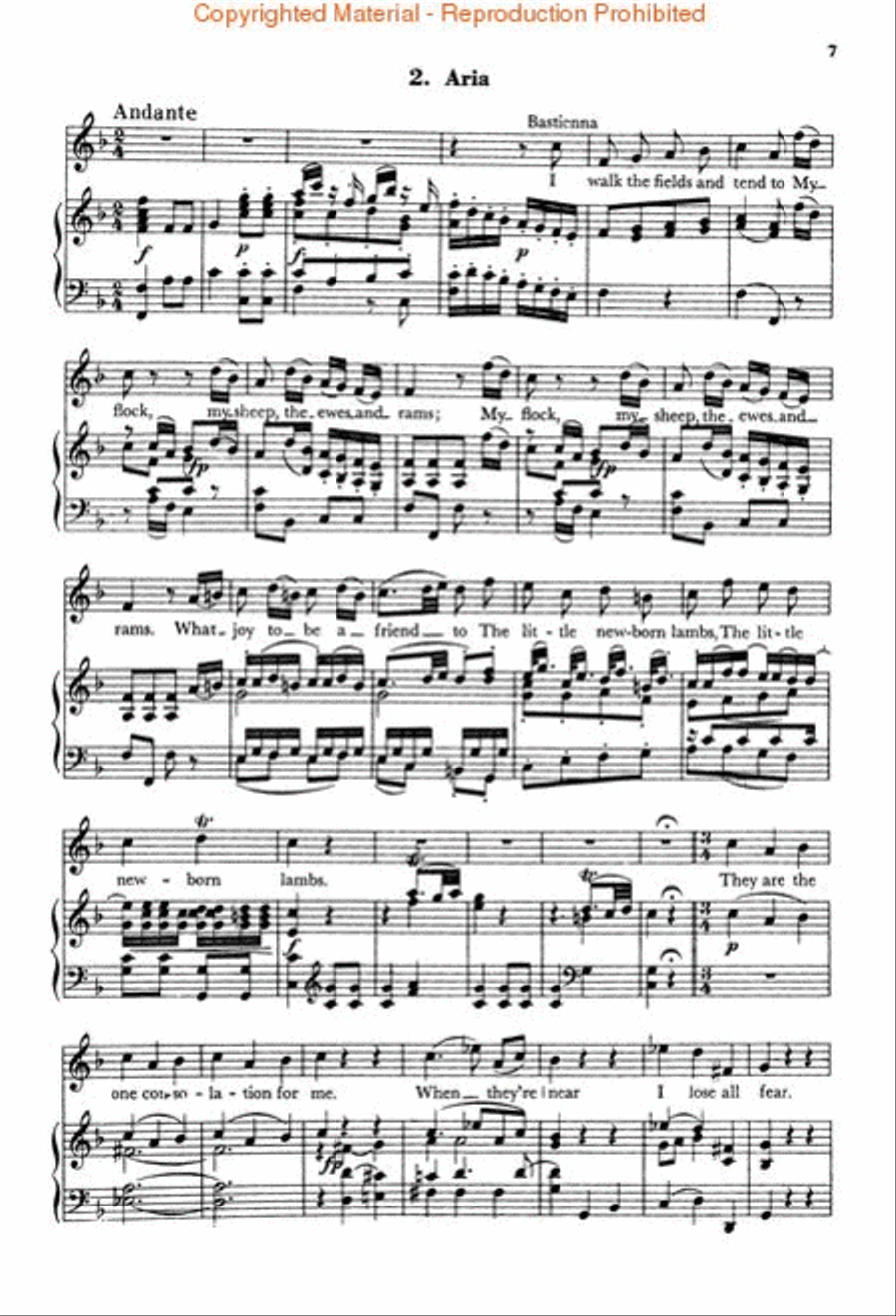 Bastien and Bastienne Voice scores gallery preview page 3