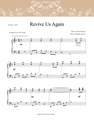Revive Us Again (with O God, Our Help In Ages Past)