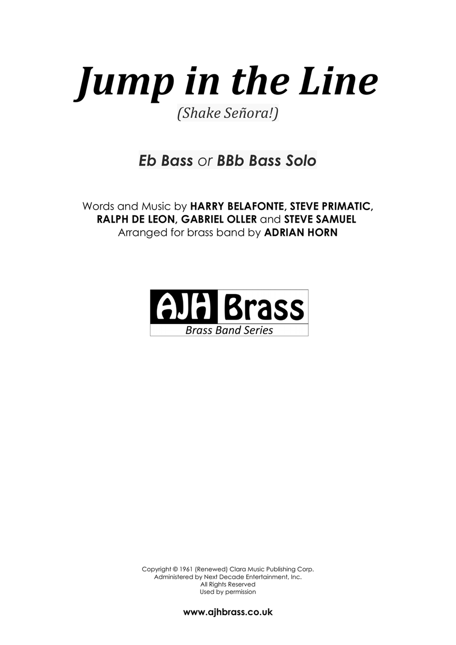 Jump In The Line Brass Band scores gallery preview page 1