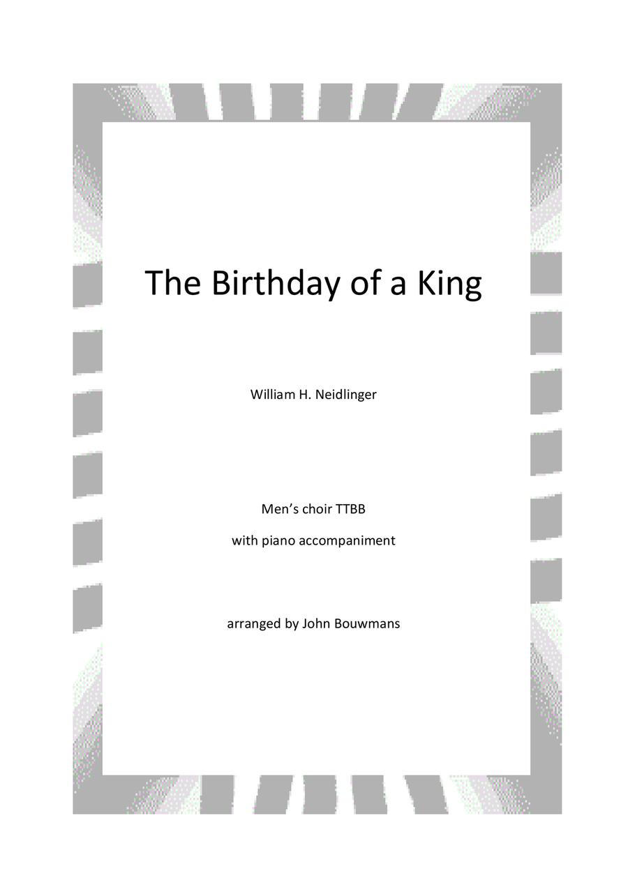 The Birthday of a King TTBB scores gallery preview page 1