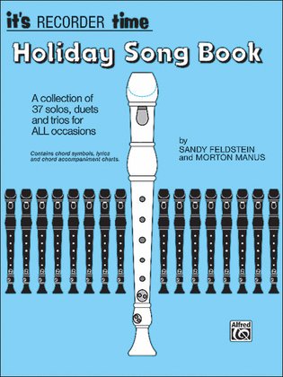 Book cover for Holiday Songbook for Recorder
