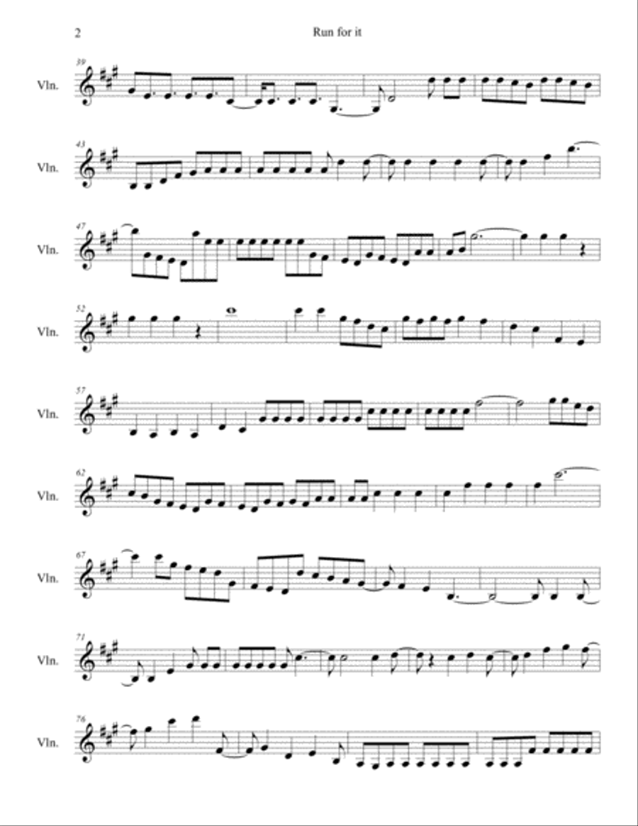 Run for it String Duet scores gallery preview page 2