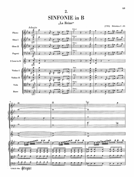 Paris Sinfonias, 1st sequence