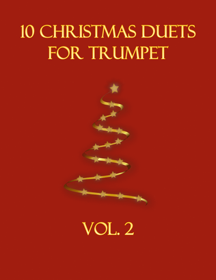 Book cover for 10 Christmas Duets for Trumpet (Vol. 2)