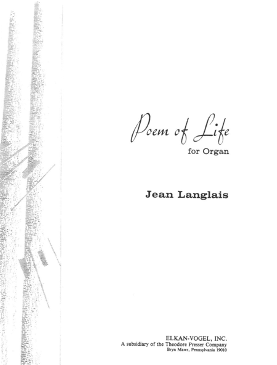 Poem of Life Chamber Music scores gallery preview page 1