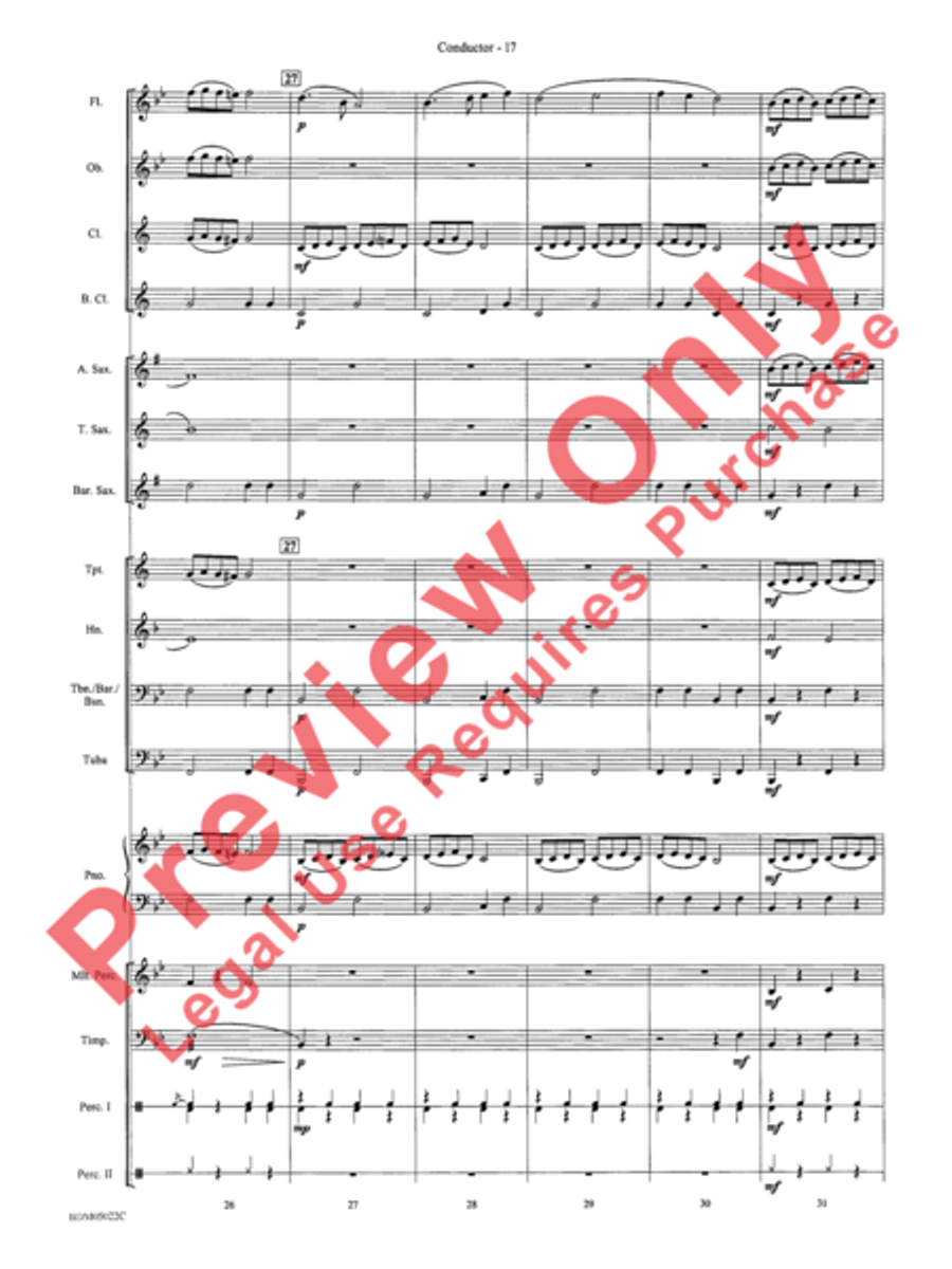 Belwin Beginning Band Kit #1 Concert Band scores gallery preview page 20