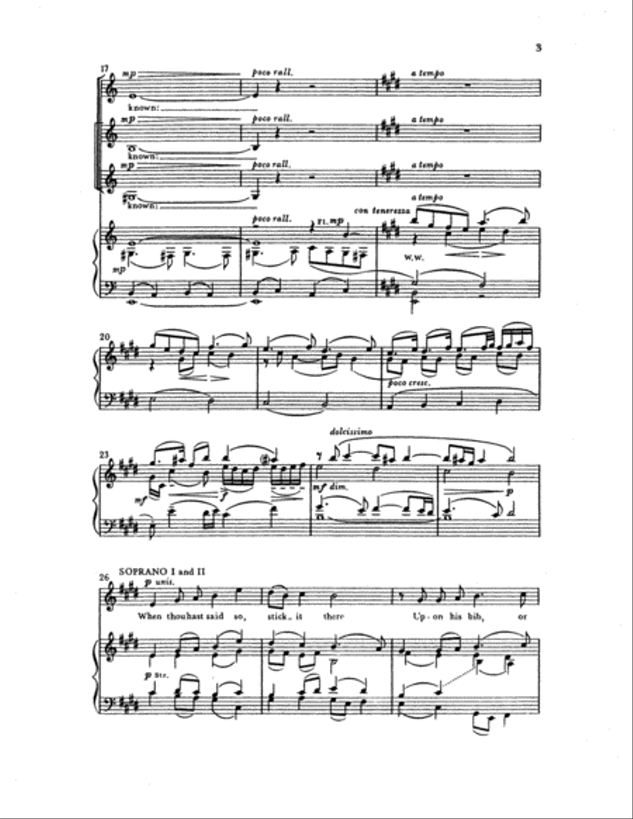 The Carol of the Rose SSAA scores gallery preview page 5